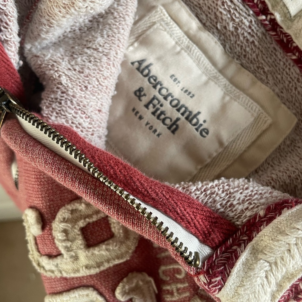 Abercrombie Hoodie - Red/White - Picture 6 of 9